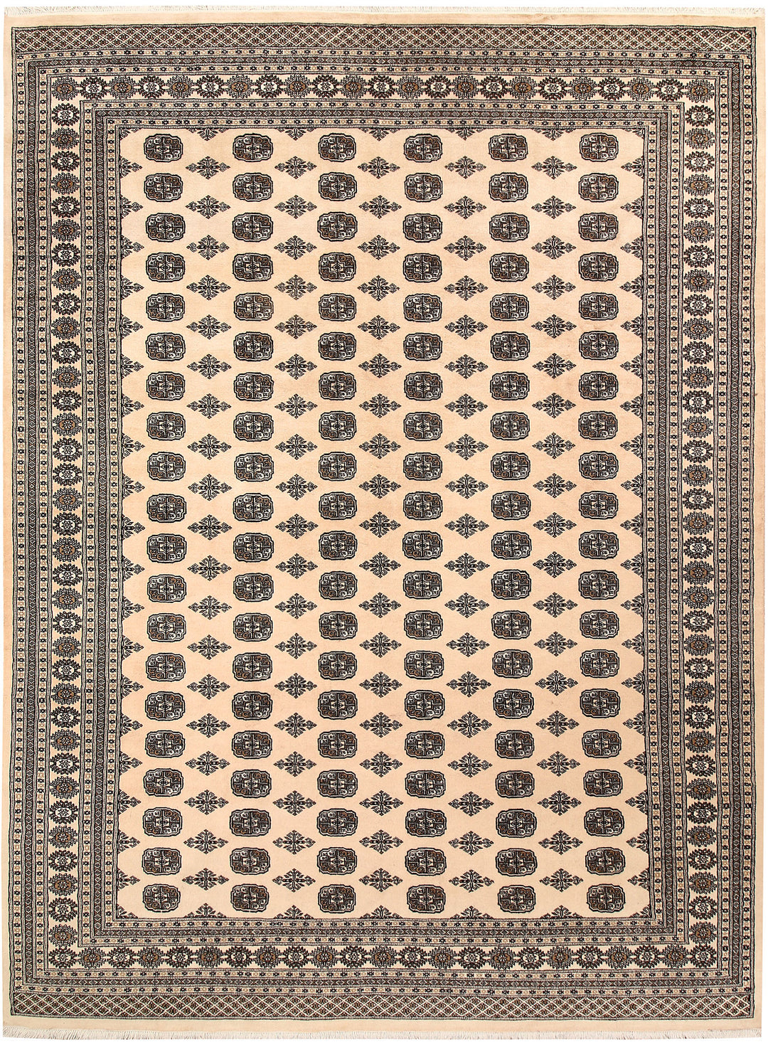Bisque Bokhara 9' x 12' - No. 59864 - ALRUG Rug Store