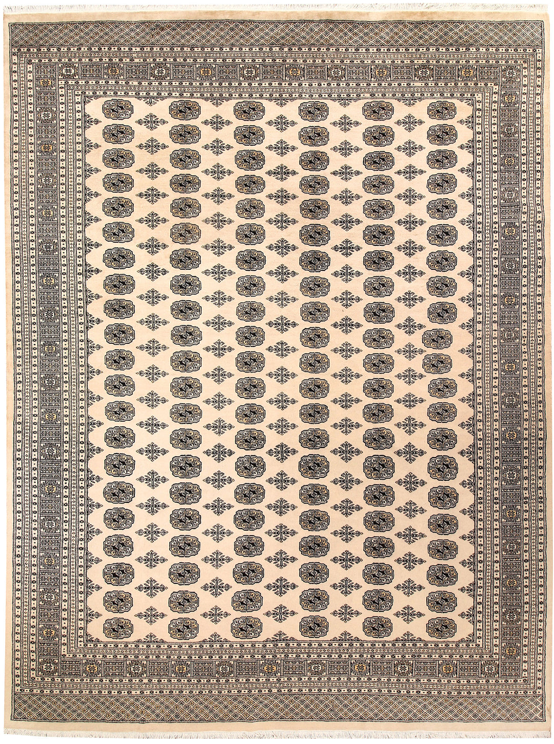 Bisque Bokhara 8' 10 x 11' 10 - No. 59865 - ALRUG Rug Store