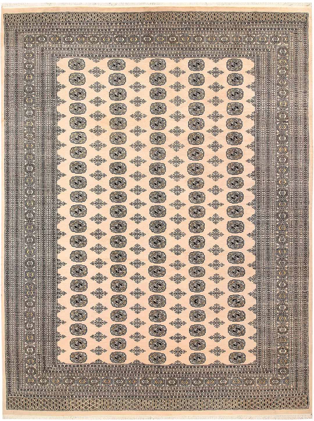 Bisque Bokhara 9' 1 x 11' 11 - No. 59866 - ALRUG Rug Store