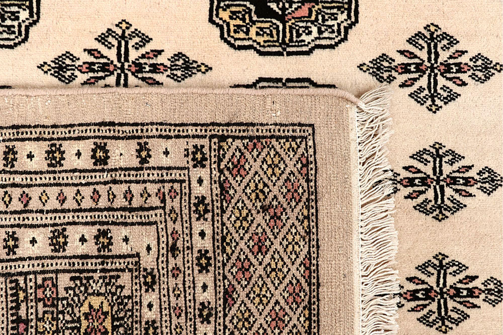 Bisque Bokhara 9' 1 x 12' 2 - No. 59867 - ALRUG Rug Store