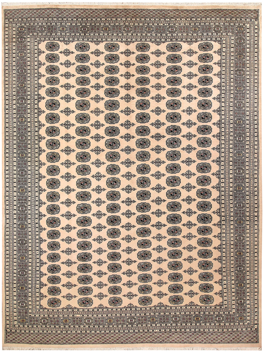 Bisque Bokhara 9' 1 x 12' 2 - No. 59867 - ALRUG Rug Store