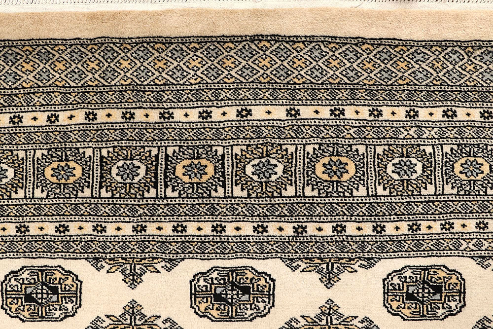 Bisque Bokhara 9' 2 x 12' 4 - No. 59868 - ALRUG Rug Store