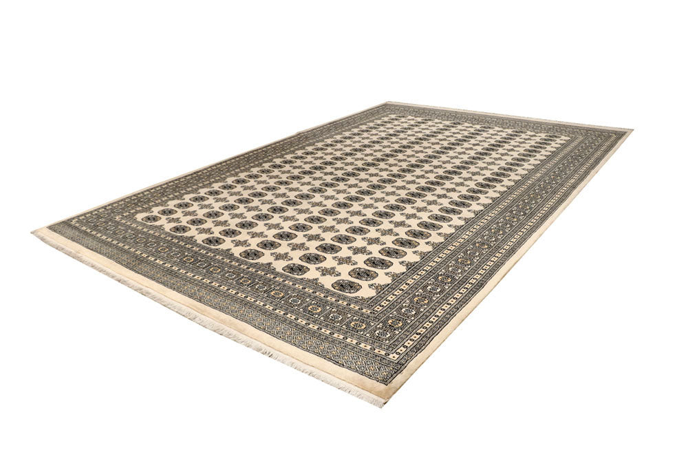 Bisque Bokhara 9' 2 x 12' 4 - No. 59868 - ALRUG Rug Store