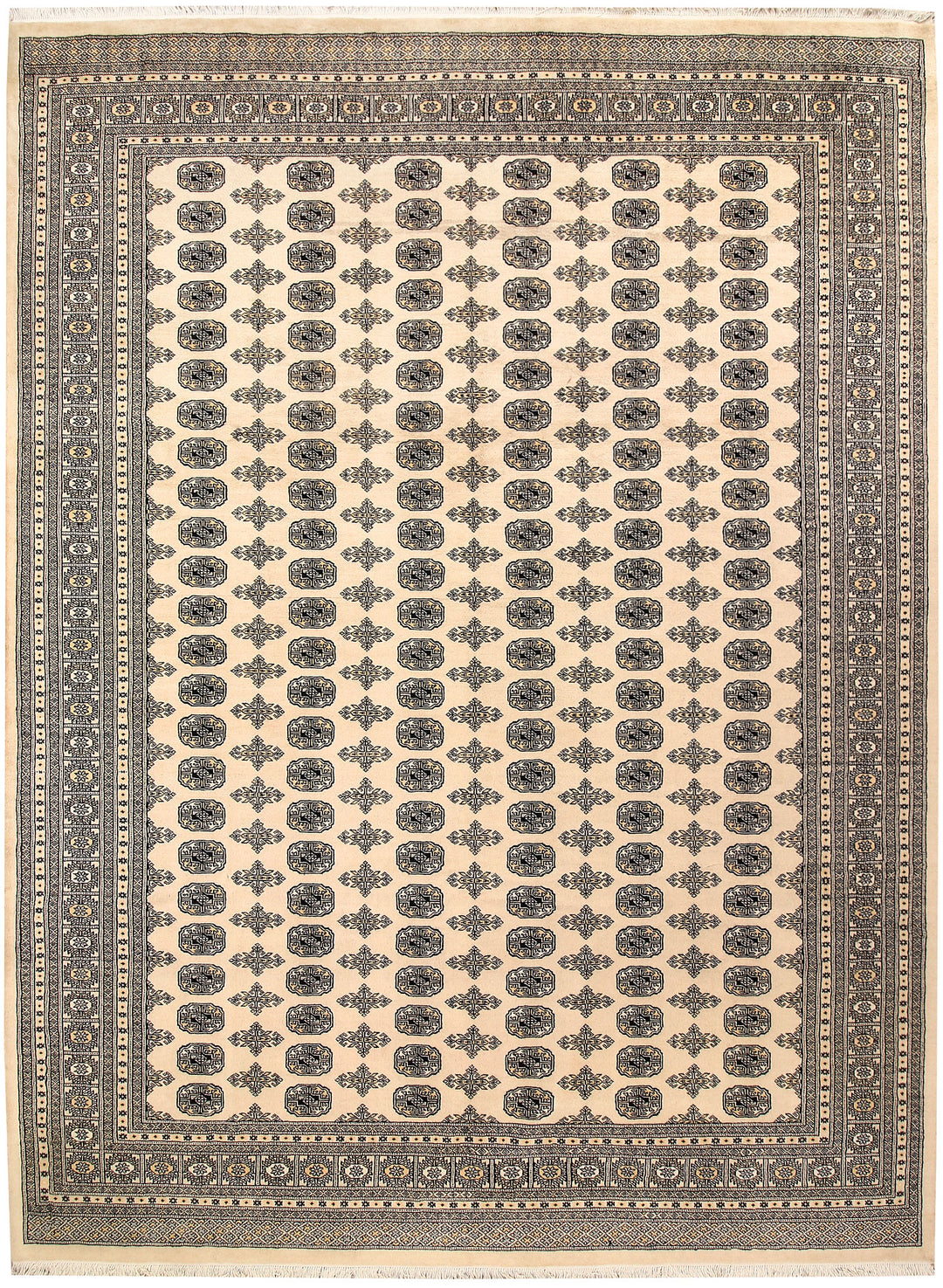 Bisque Bokhara 9' 2 x 12' 4 - No. 59868 - ALRUG Rug Store
