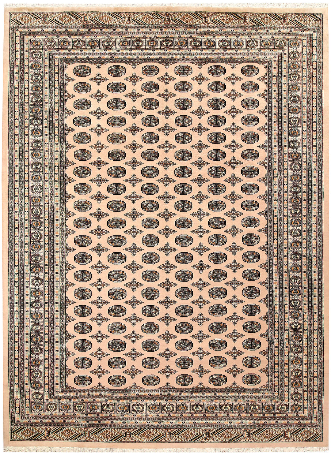 Bisque Bokhara 9' 1 x 12' 4 - No. 59869 - ALRUG Rug Store