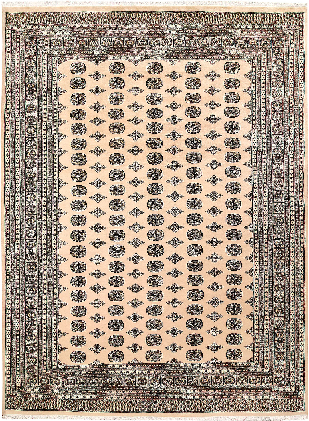 Bisque Bokhara 9' 4 x 12' 6 - No. 59870 - ALRUG Rug Store