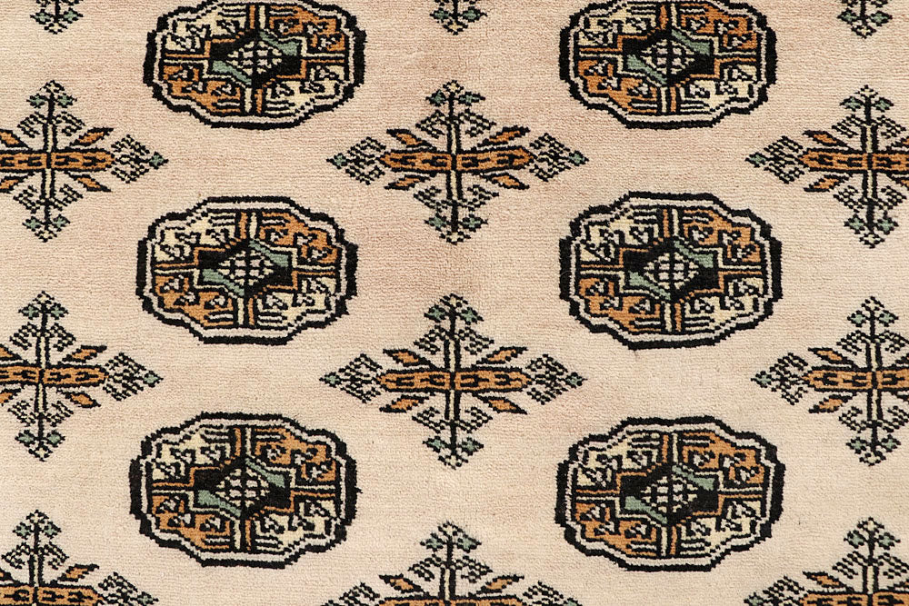 Bisque Bokhara 9' x 12' 2 - No. 59873 - ALRUG Rug Store