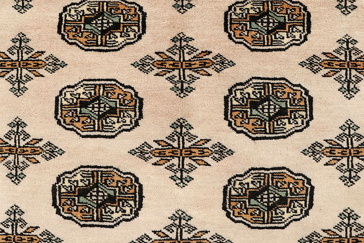 Bisque Bokhara 9' x 12' 2 - No. 59873 - ALRUG Rug Store