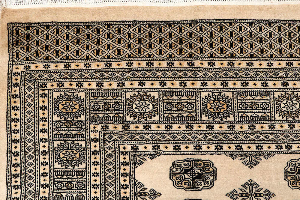 Bisque Bokhara 9' 1 x 11' 11 - No. 59874 - ALRUG Rug Store