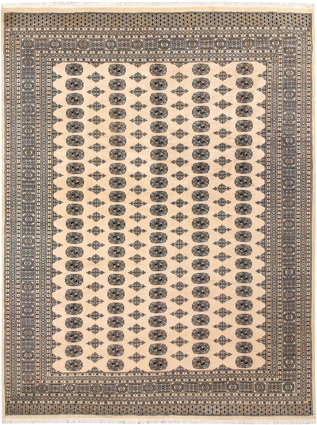 Bisque Bokhara 9' 1 x 11' 11 - No. 59874 - ALRUG Rug Store