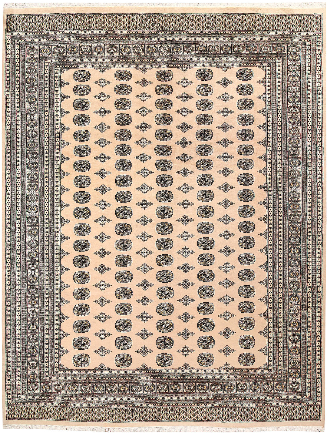 Bisque Bokhara 9' 4 x 12' 2 - No. 59875 - ALRUG Rug Store