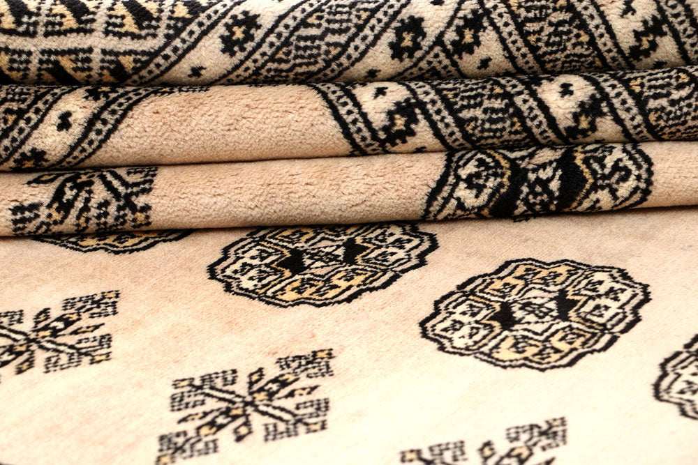 Bisque Bokhara 9' x 12' - No. 59876 - ALRUG Rug Store