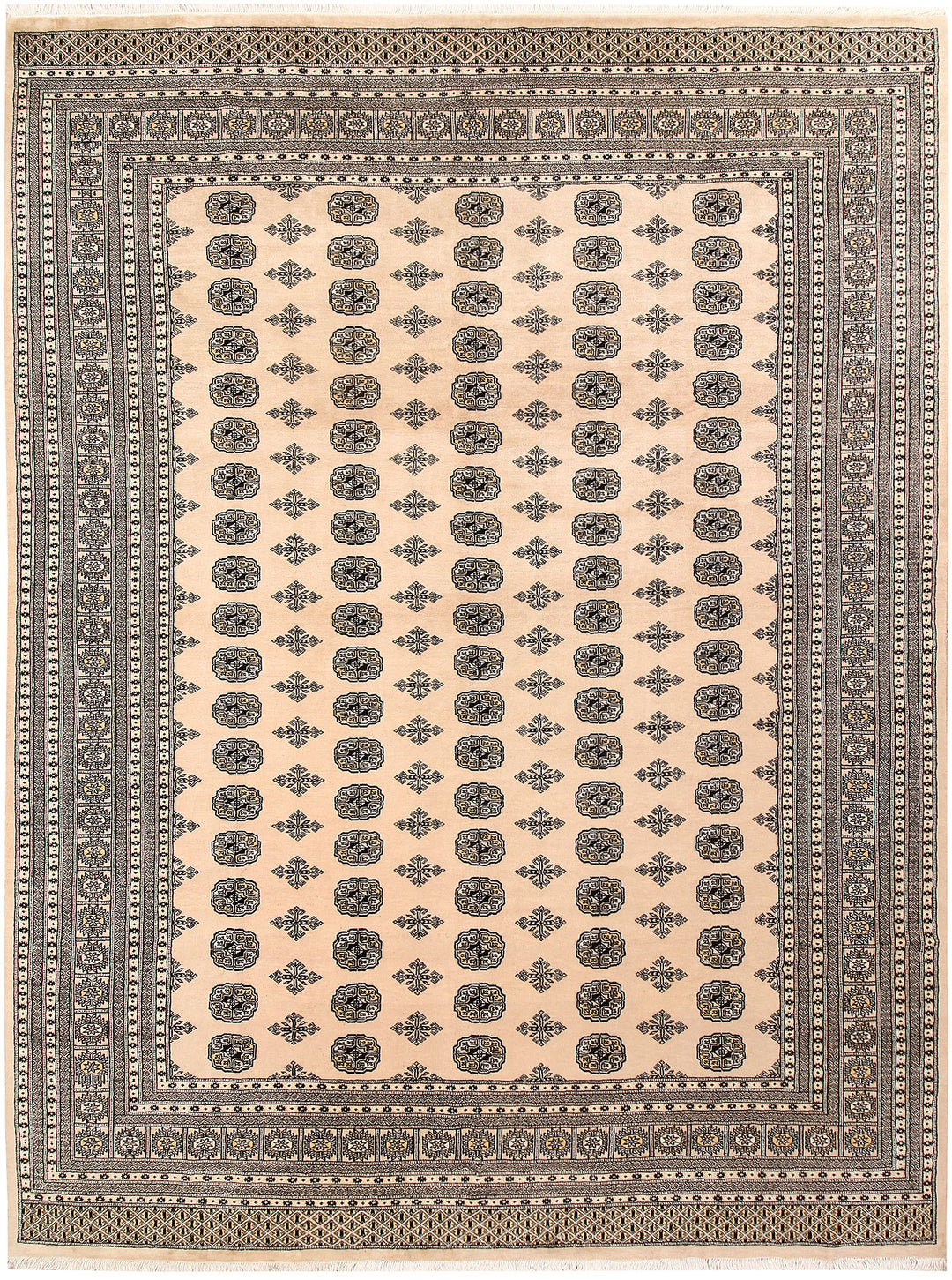 Bisque Bokhara 9' x 12' - No. 59876 - ALRUG Rug Store
