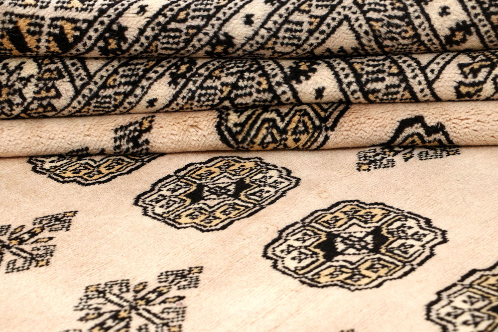 Bisque Bokhara 9' 1 x 12' 6 - No. 59877 - ALRUG Rug Store