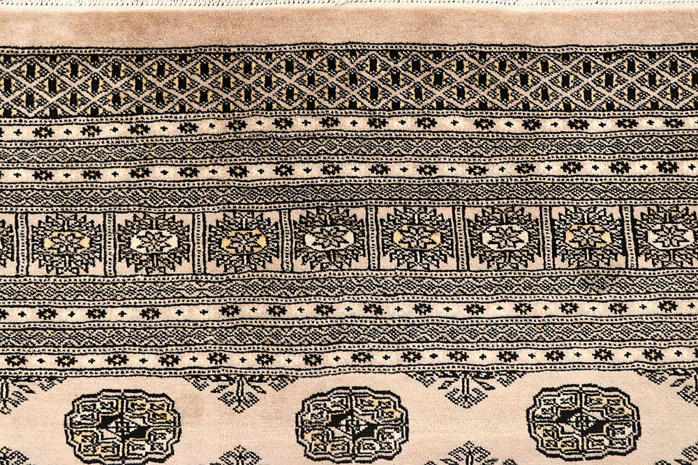 Bisque Bokhara 9' 1 x 12' 2 - No. 59878 - ALRUG Rug Store