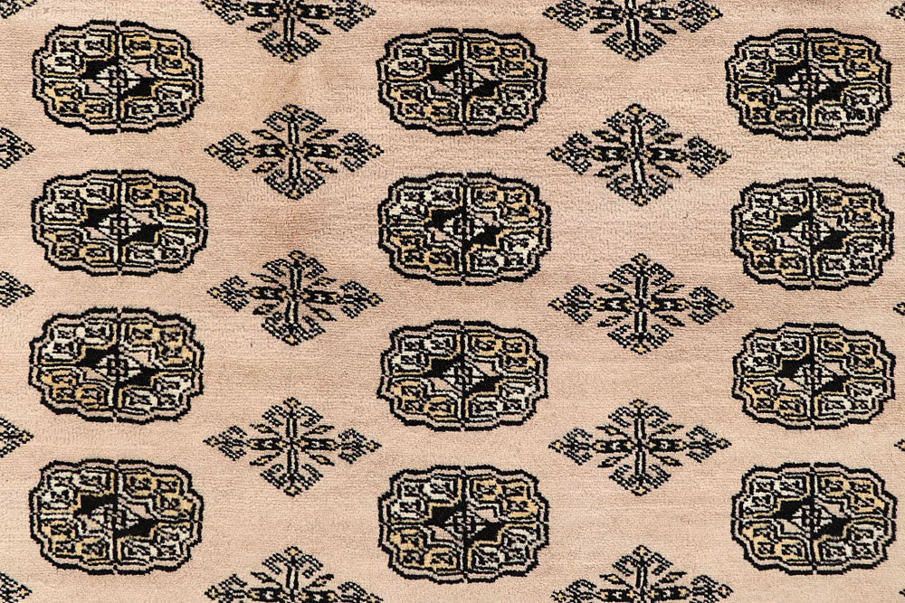 Bisque Bokhara 9' 1 x 12' 2 - No. 59878 - ALRUG Rug Store