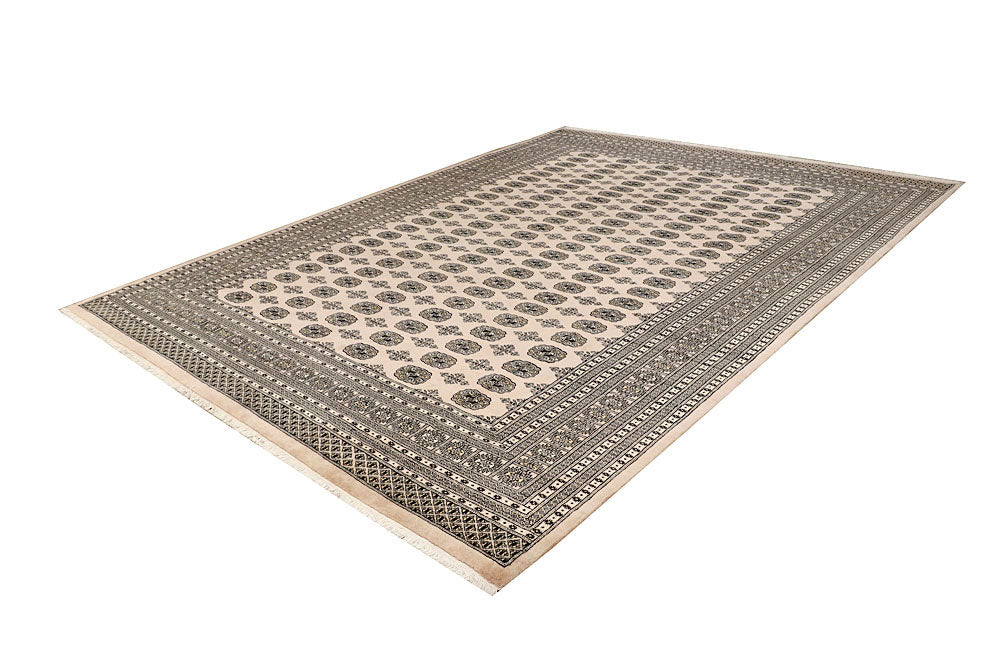 Bisque Bokhara 9' 1 x 12' 2 - No. 59878 - ALRUG Rug Store