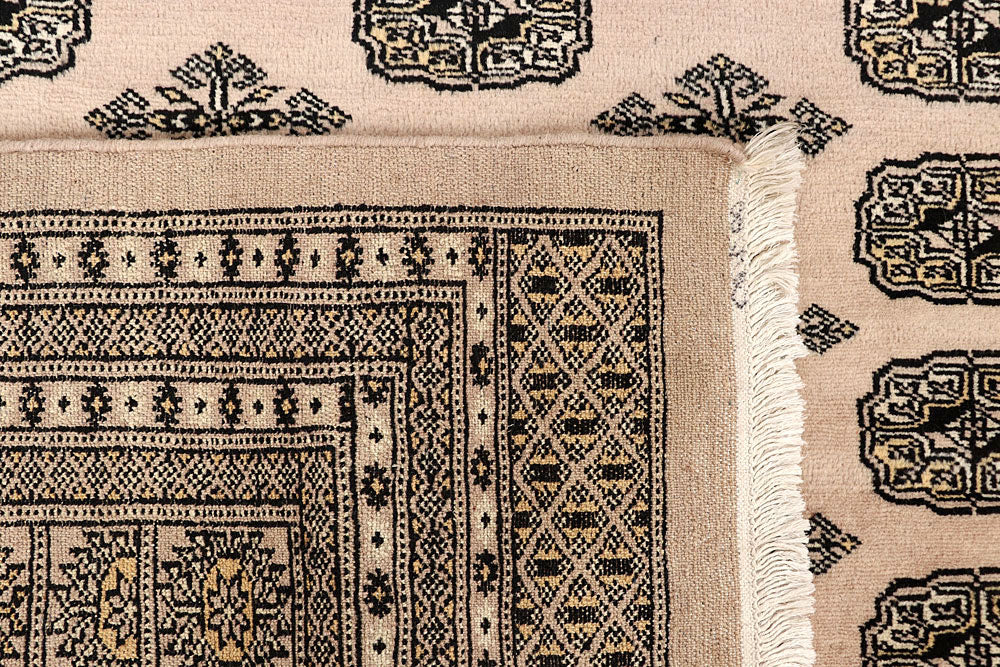 Bisque Bokhara 9' 1 x 12' 2 - No. 59878 - ALRUG Rug Store