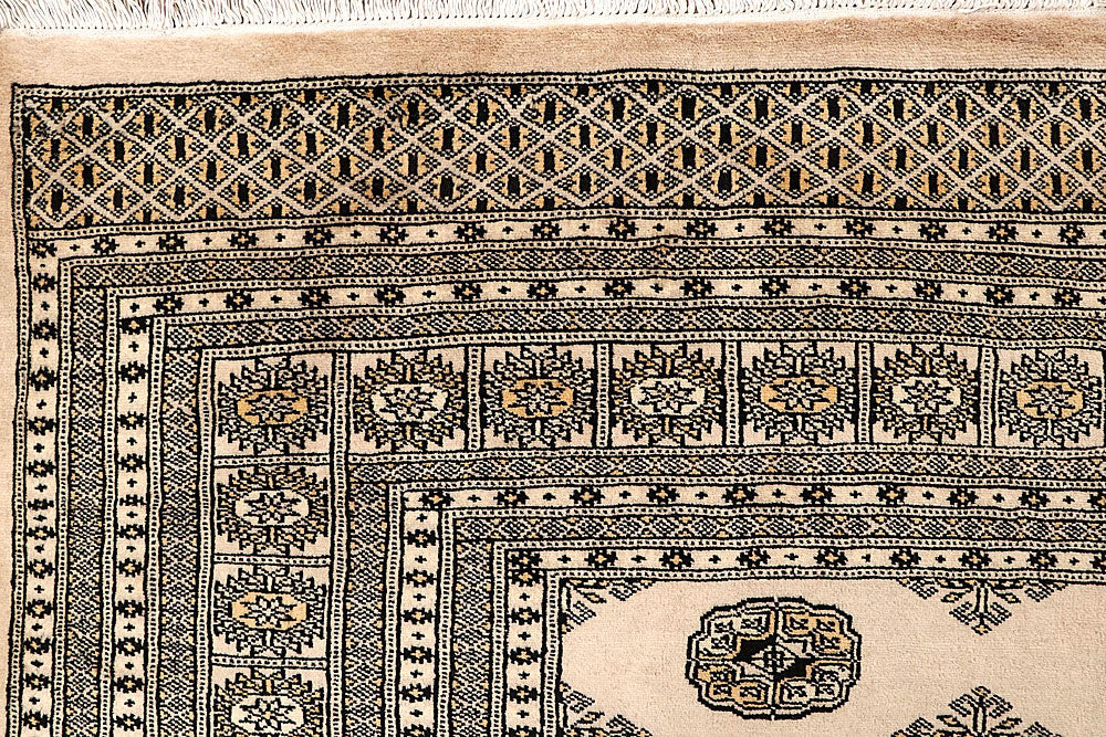 Bisque Bokhara 9' 3 x 11' 7 - No. 59879 - ALRUG Rug Store