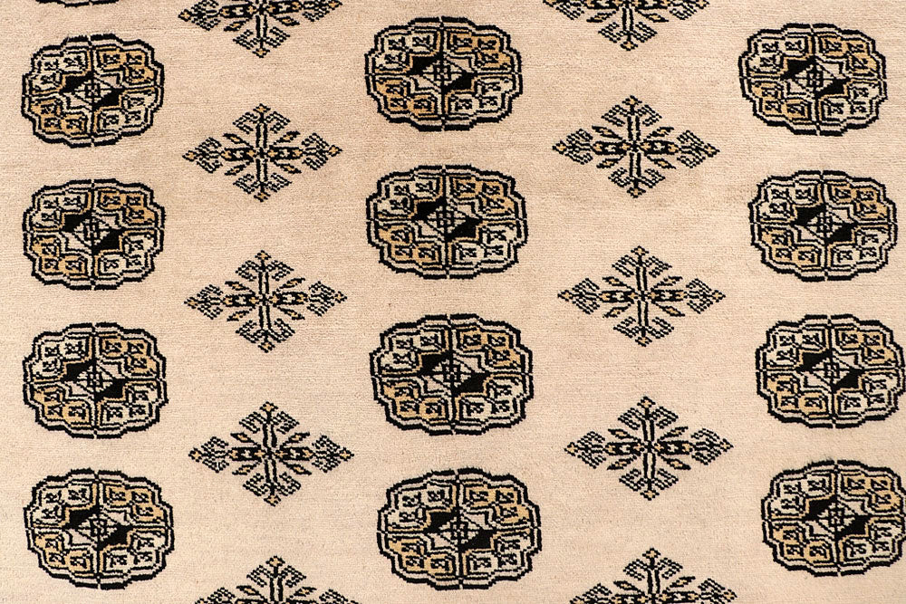 Bisque Bokhara 9' 3 x 11' 7 - No. 59879 - ALRUG Rug Store