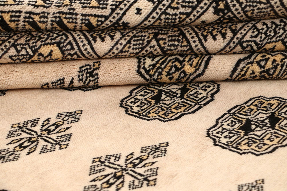 Bisque Bokhara 9' 3 x 11' 7 - No. 59879 - ALRUG Rug Store