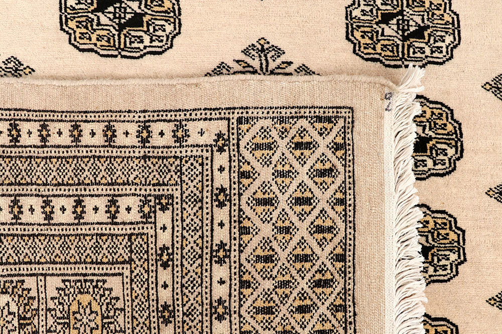 Bisque Bokhara 9' 3 x 11' 7 - No. 59879 - ALRUG Rug Store