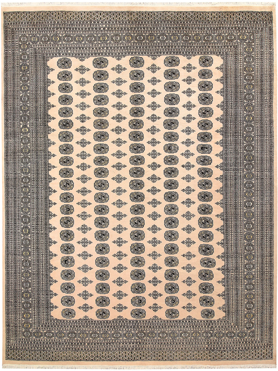 Bisque Bokhara 9' x 11' 10 - No. 59880 - ALRUG Rug Store