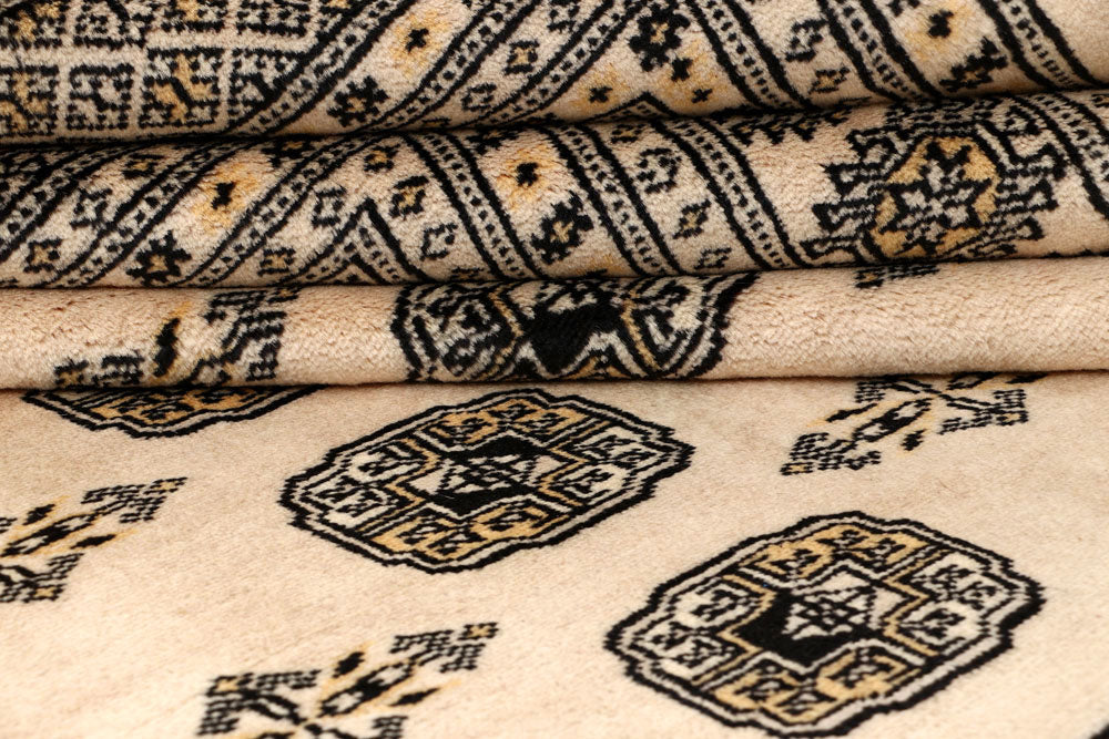 Bisque Bokhara 8' 11 x 12' 3 - No. 59883 - ALRUG Rug Store