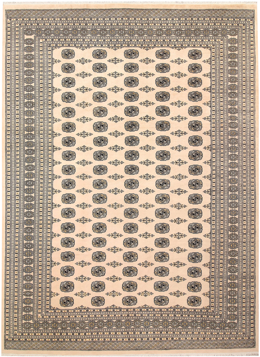 Bisque Bokhara 8' 11 x 12' 3 - No. 59883 - ALRUG Rug Store