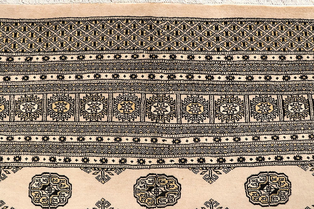 Bisque Bokhara 9' 1 x 12' 1 - No. 59886 - ALRUG Rug Store