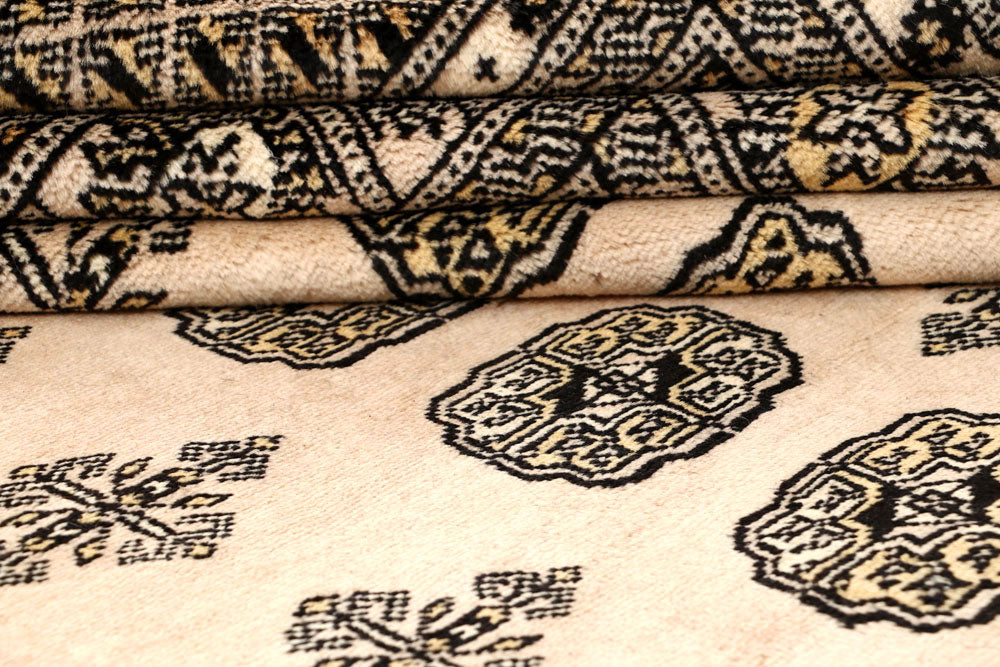 Bisque Bokhara 9' 1 x 12' 1 - No. 59886 - ALRUG Rug Store