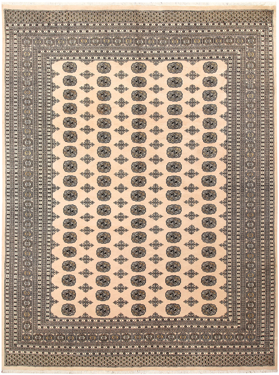 Bisque Bokhara 9' 1 x 12' 1 - No. 59886 - ALRUG Rug Store