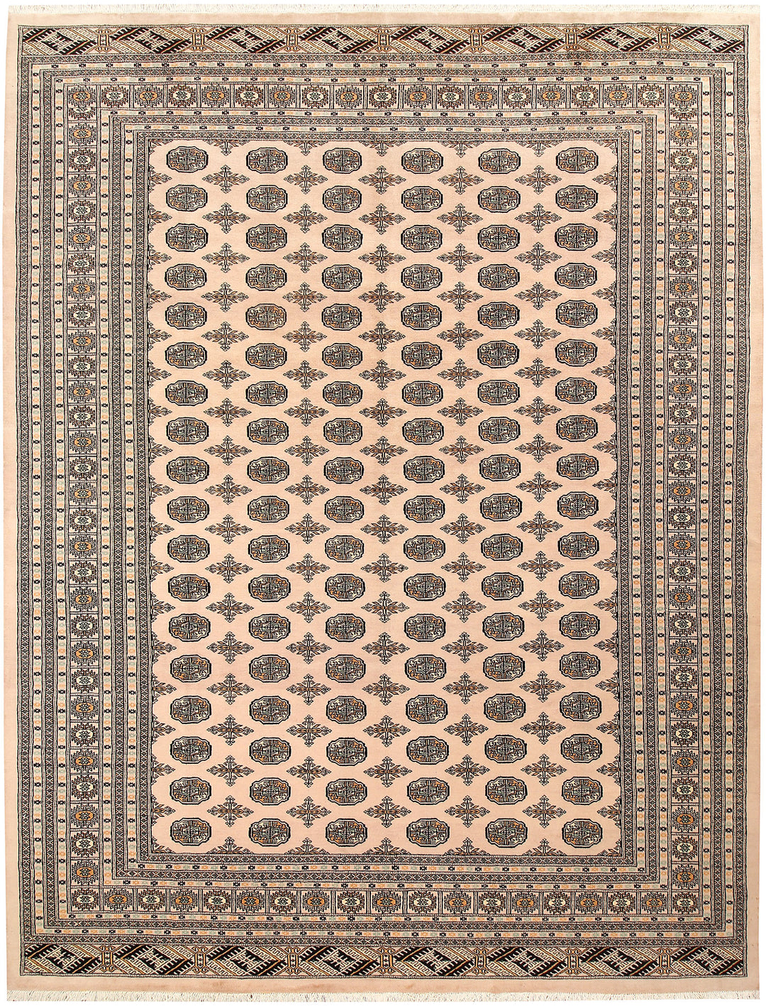 Bisque Bokhara 9' 1 x 11' 11 - No. 59888 - ALRUG Rug Store