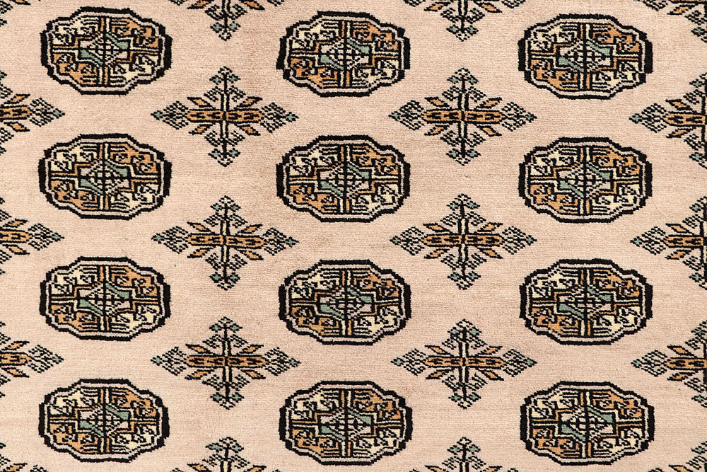 Bisque Bokhara 9' 1 x 11' 11 - No. 59890 - ALRUG Rug Store