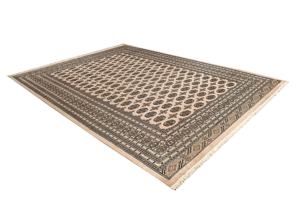Bisque Bokhara 9' 1 x 11' 11 - No. 59890 - ALRUG Rug Store