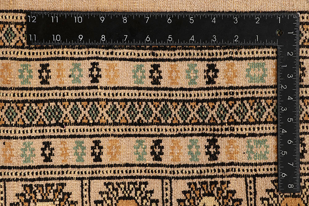 Bisque Bokhara 9' 1 x 11' 11 - No. 59890 - ALRUG Rug Store