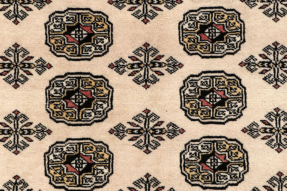 Bisque Bokhara 9' x 12' 5 - No. 59891 - ALRUG Rug Store