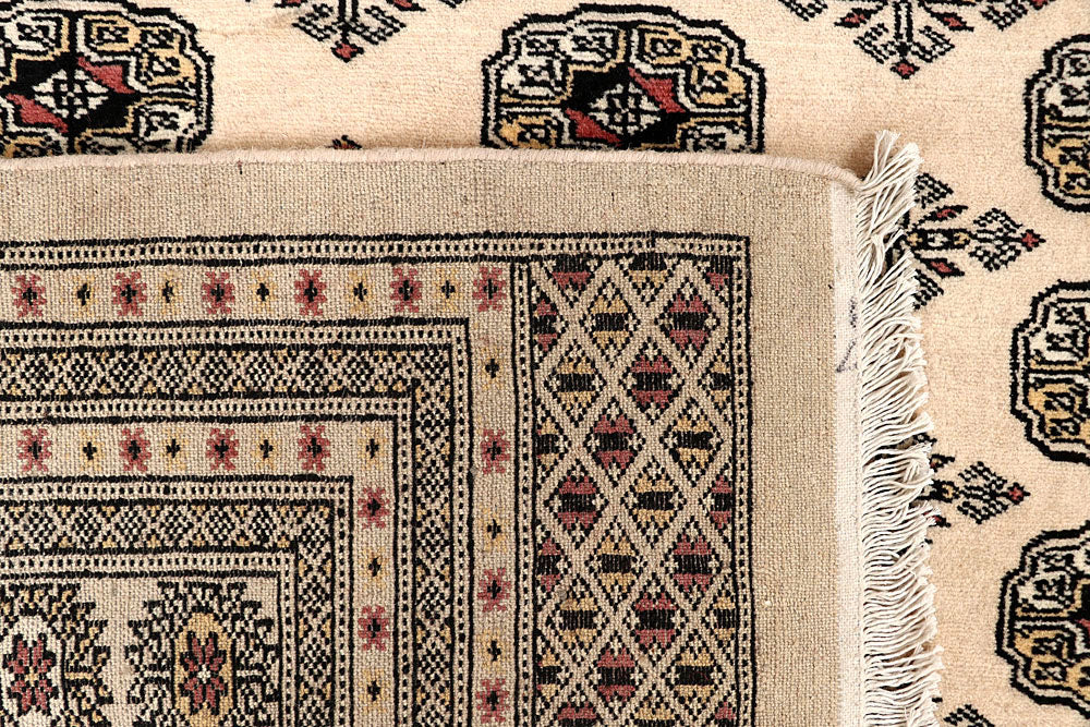 Bisque Bokhara 9' x 12' 5 - No. 59891 - ALRUG Rug Store