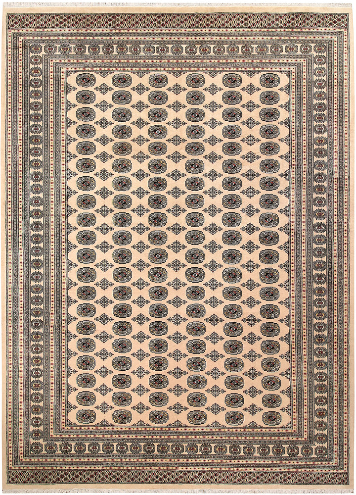 Bisque Bokhara 9' x 12' 5 - No. 59891 - ALRUG Rug Store