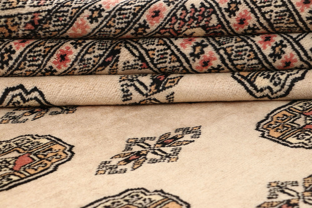 Bisque Bokhara 9' 1 x 12' 6 - No. 59893 - ALRUG Rug Store