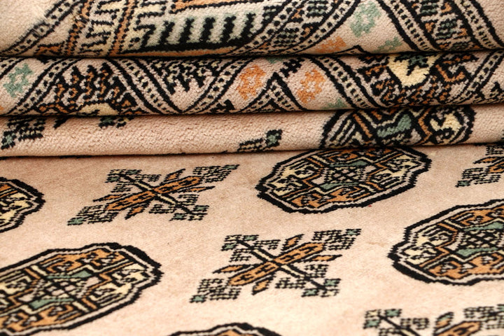 Bisque Bokhara 9' 1 x 11' 9 - No. 59894 - ALRUG Rug Store