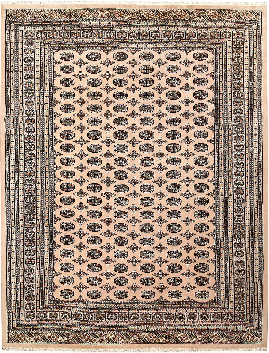 Bisque Bokhara 9' 2 x 11' 8 - No. 59895 - ALRUG Rug Store
