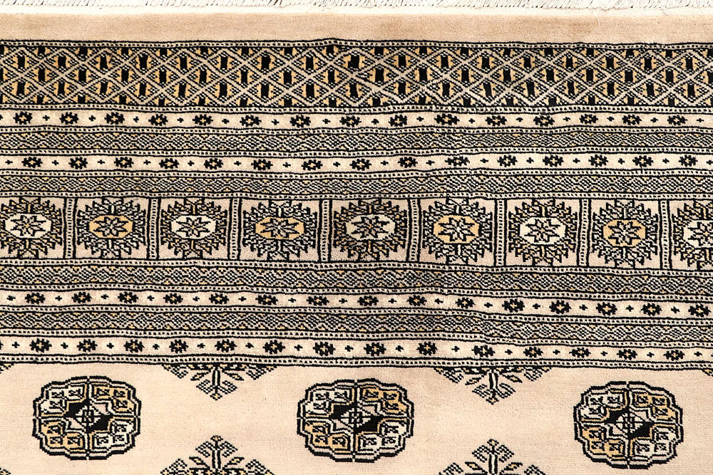 Bisque Bokhara 9' 1 x 12' 3 - No. 59896 - ALRUG Rug Store