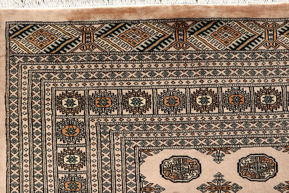 Bisque Bokhara 9' x 12' 2 - No. 59898 - ALRUG Rug Store