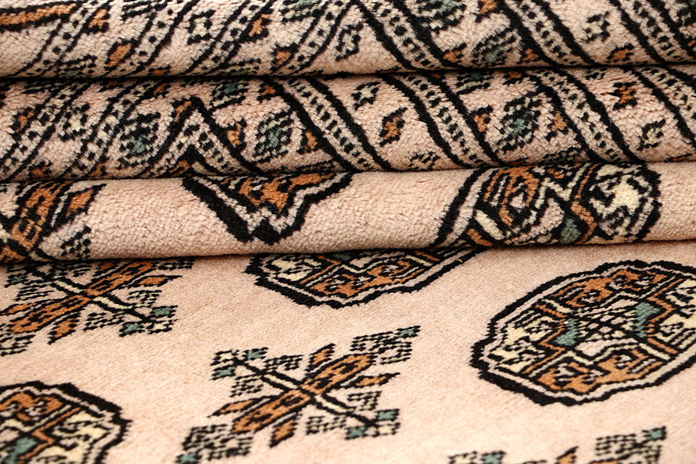 Bisque Bokhara 9' x 12' 2 - No. 59898 - ALRUG Rug Store