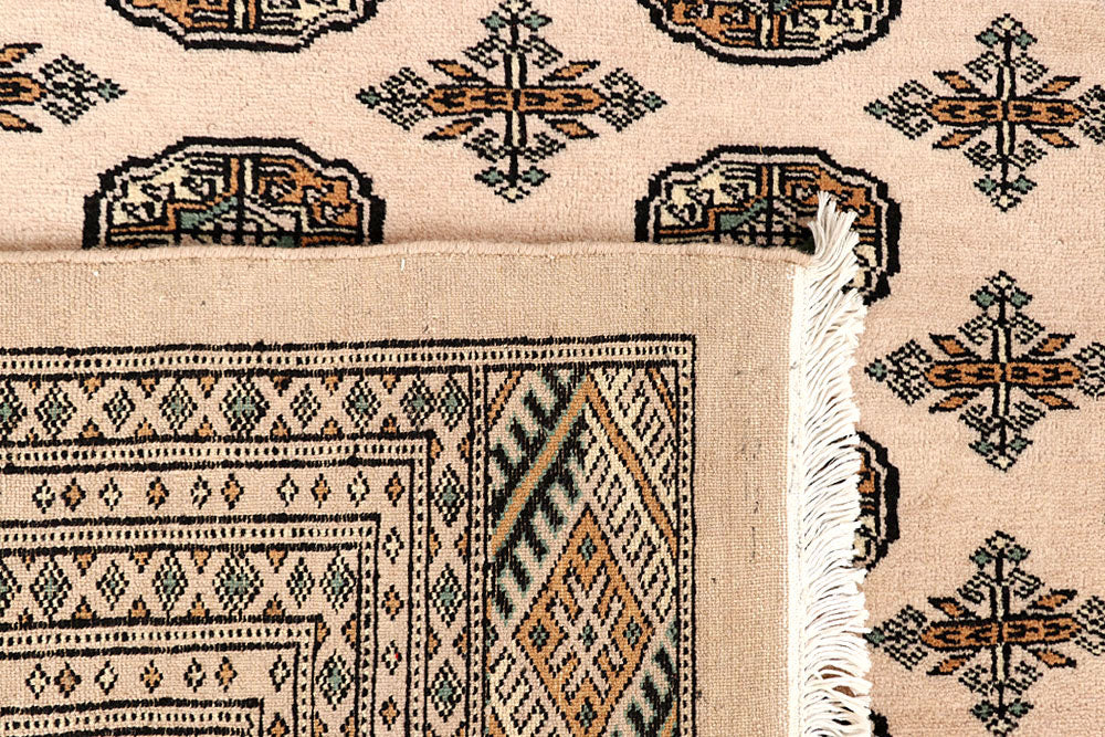 Bisque Bokhara 9' x 12' 2 - No. 59898 - ALRUG Rug Store