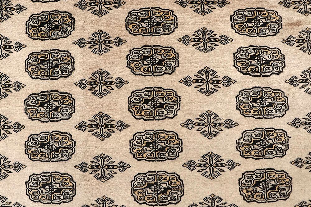 Bisque Bokhara 8' 11 x 11' 6 - No. 59899 - ALRUG Rug Store