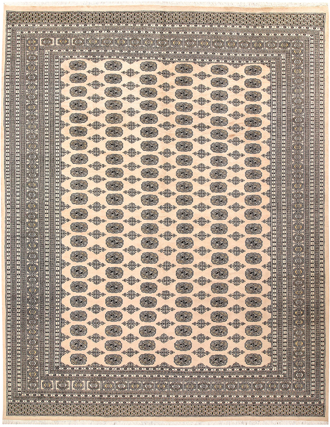 Bisque Bokhara 8' 11 x 11' 6 - No. 59899 - ALRUG Rug Store