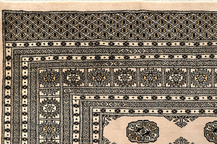 Blanched Almond Bokhara 9' 4 x 11' 10 - No. 59901 - ALRUG Rug Store