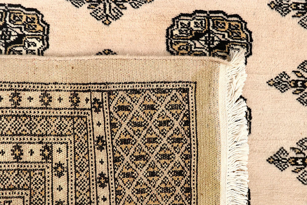 Blanched Almond Bokhara 9' 4 x 11' 10 - No. 59901 - ALRUG Rug Store